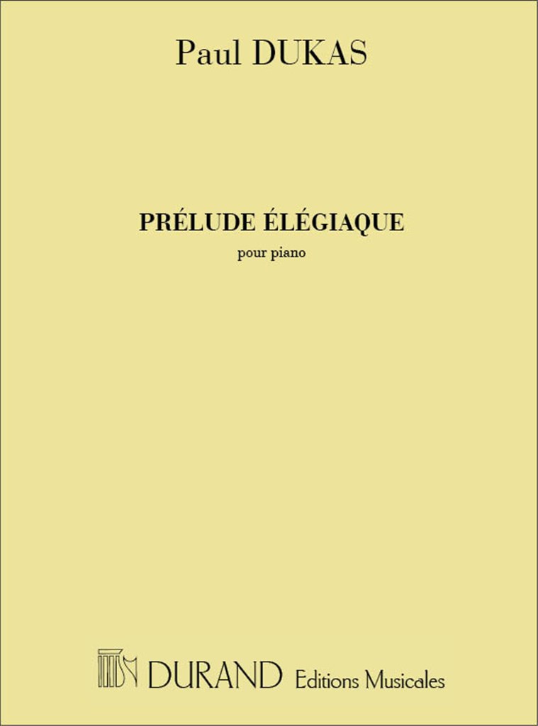 Prelude Elegiaque Piano